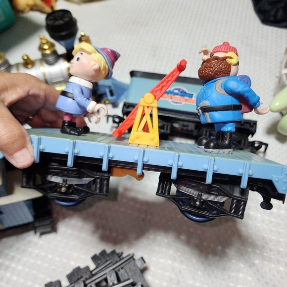 VINTAGE RUDOLPH THE RED NOSE REINDEER THE RED NOSE EXPRESS FULL SET but NO BOX - Picture 6 of 13